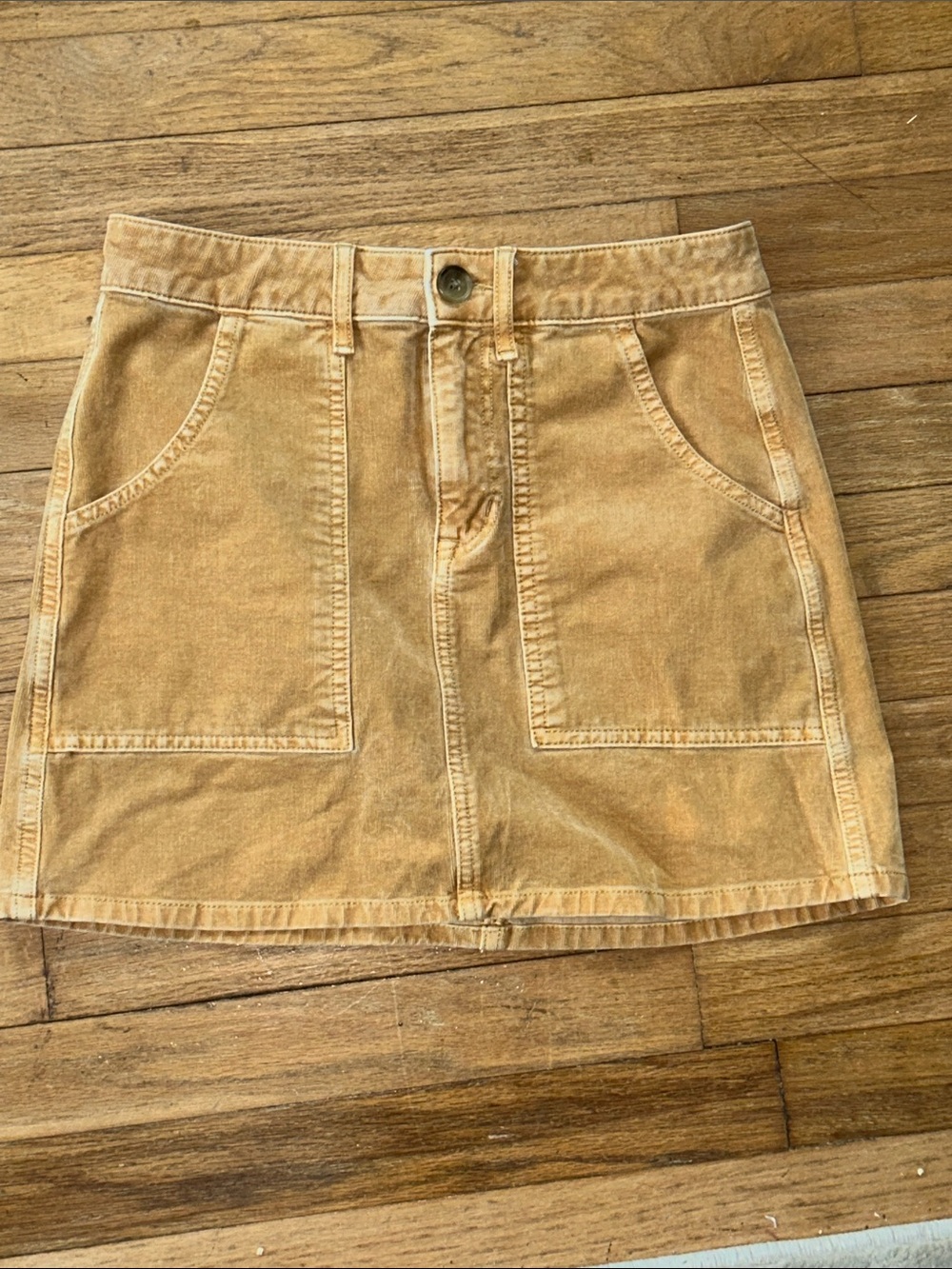 American Eagle Outfitters Tan Utility Mini Skirt